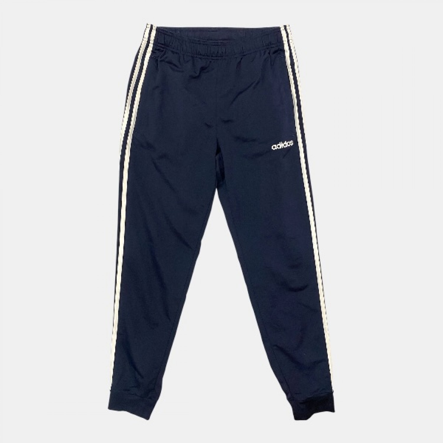 Adidas 3-Stripes Track Pants Navy Blue Pre Owned